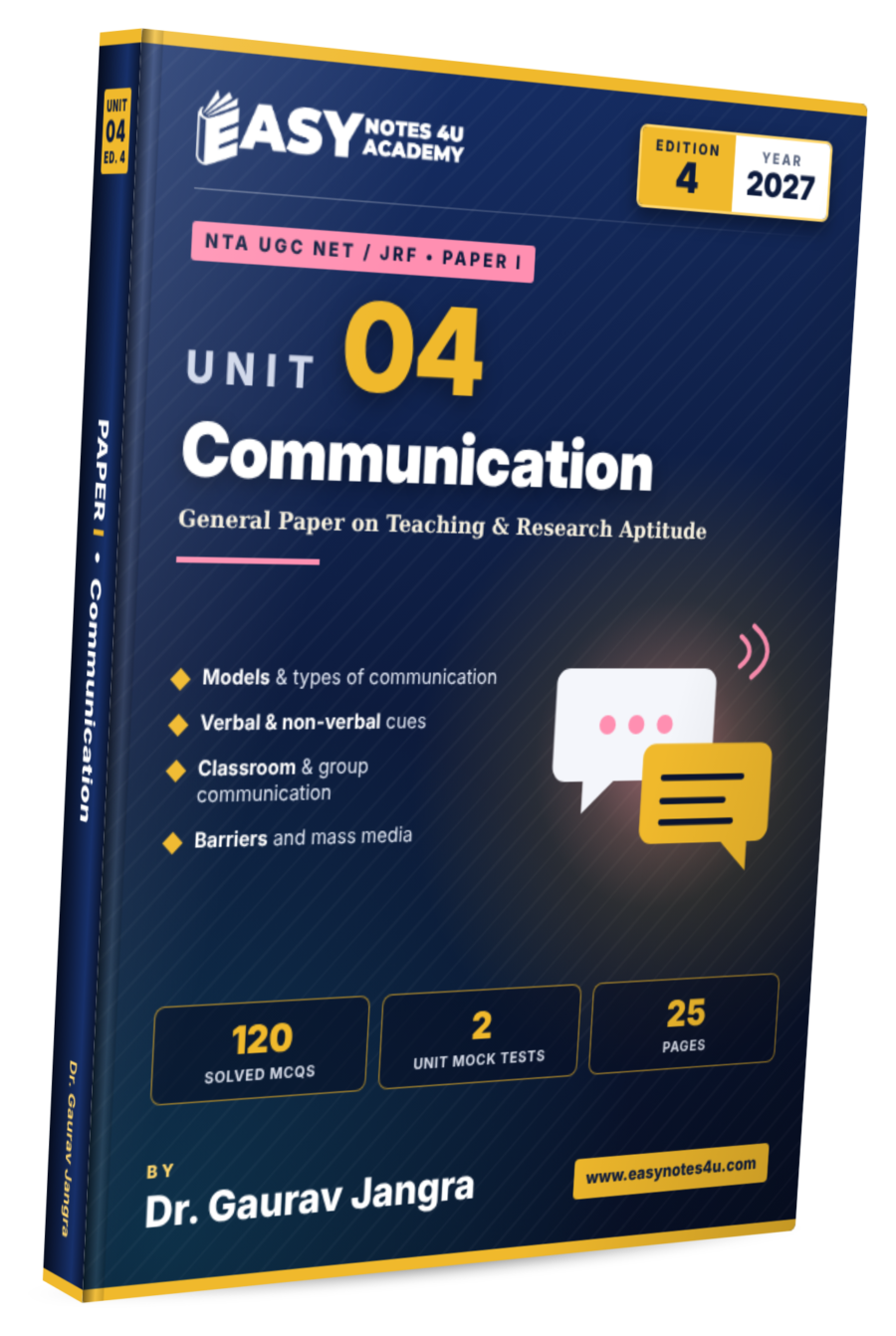 Communication PDF Notes pdf | Book | eBook - UGC NET Paper 1