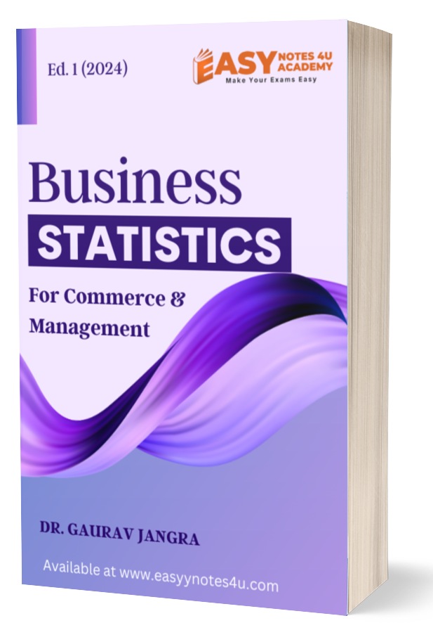 Business Statistics PDF Notes eBook for Commerce & Management - MBA, BBA, B.COM & M.COM