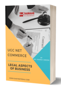 Legal Aspects of Business | Business Law | Business Legislation PDF Notes - UGC NET Commerce