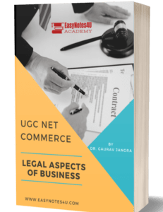 Legal Aspects of Business | Business Law | Business Legislation PDF Notes - UGC NET Commerce