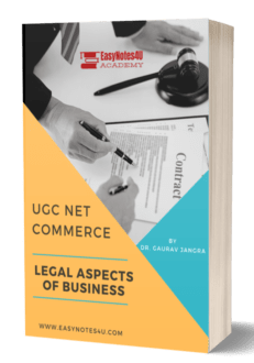 Legal Aspects of Business | Business Law | Business Legislation PDF Notes - UGC NET Commerce