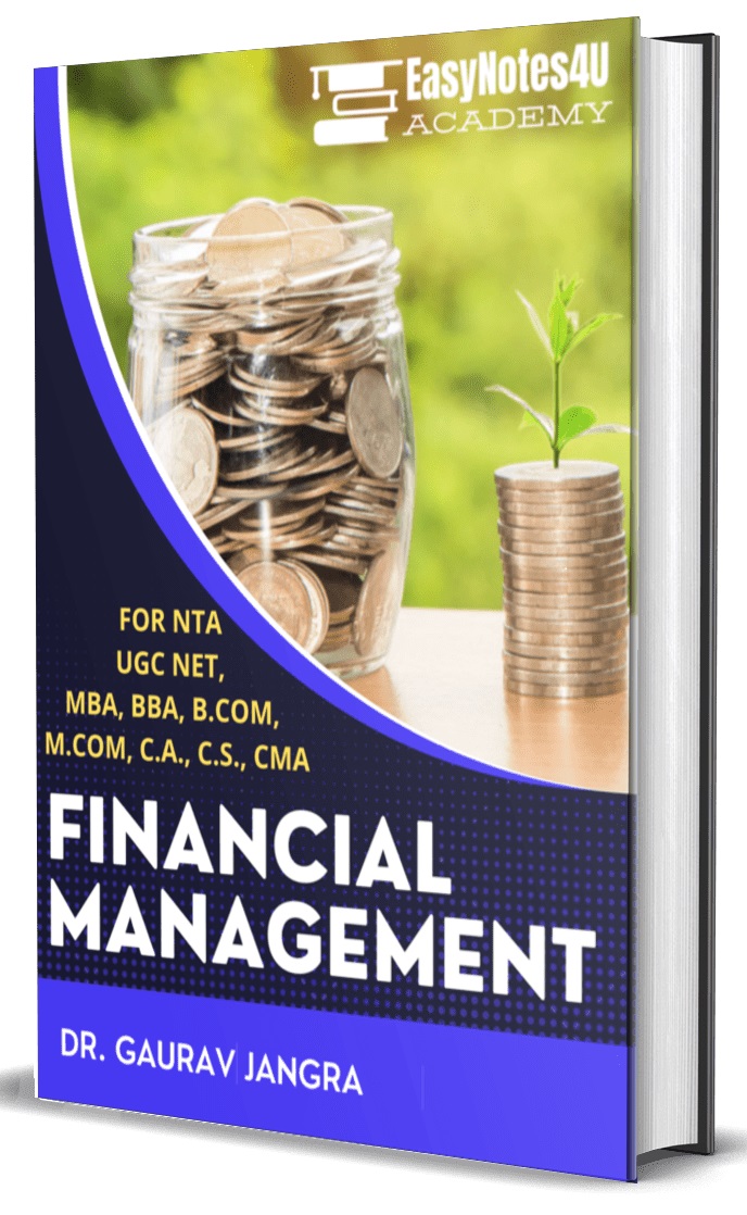Financial Management PDF Notes eBook for UGC NET, MBA, BBA, B.COM & M.COM