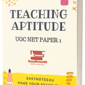 Teaching Aptitude PDF Notes - NTA UGC NET Paper 1