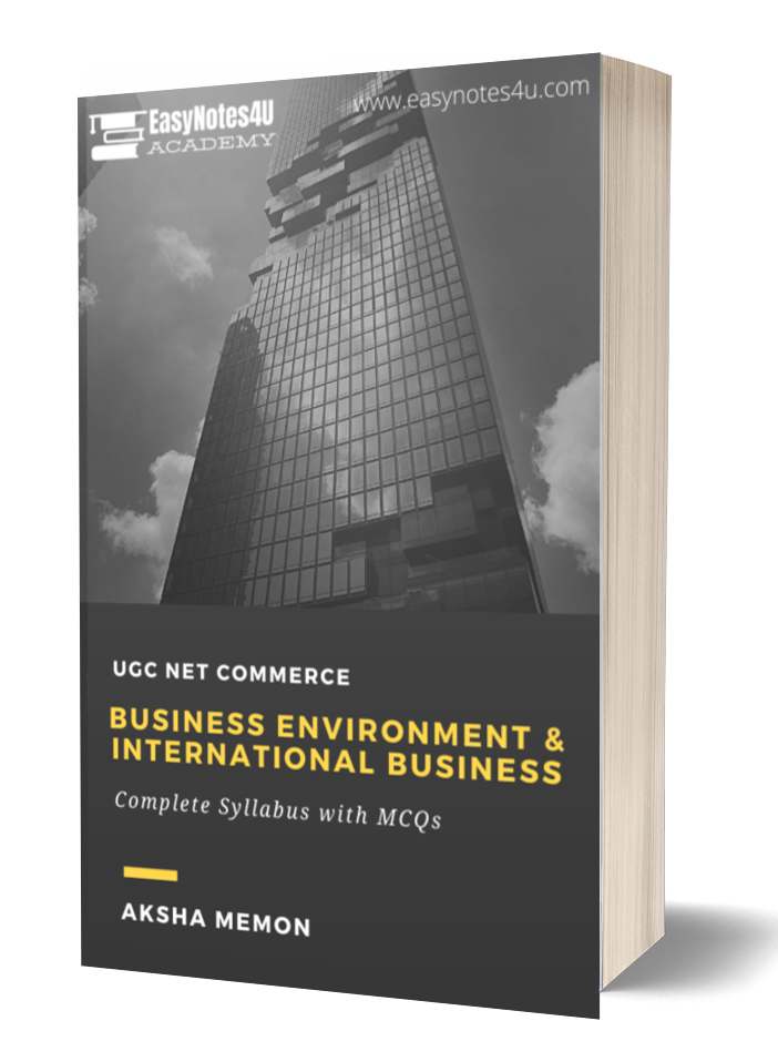 Business Environment & International Business PDF Notes ebook - UGC NET Commerce