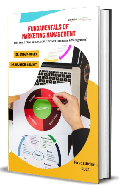 Fundamentals of Marketing Management PDF Notes - UGC NET Commerce Fundamentals of Marketing Management Book by Dr. Gaurav Jangra for MBA BBA B.COM & M.COM