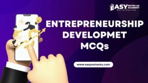 Entrepreneurship Development (ED) MCQs - UGC NET Management, the MCQs are important for qualifying NTA UGC NET