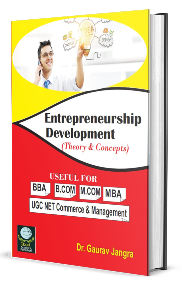 Entrepreneurship Development Book Paperback - The book Entrepreneurship Development: Theory & concepts have been written afresh and is suitable for all management i.e. MBA BBA and commerce i.e. M.COM B.COM programs as well as UGC NET Commerce & Management