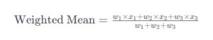 Weighted Arithmetic Mean Simple Combined