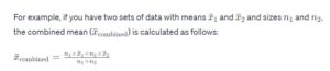 Weighted Arithmetic Mean Simple Combined