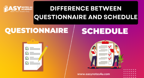 Difference between Questionnaire and Schedule - A questionnaire is a research instrument used by any researcher as a tool to collect data