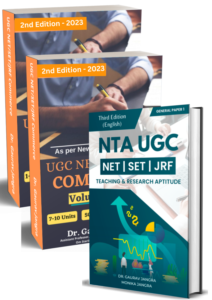 UGC NET Paper 1 & Paper 2 Commerce Combo Books, Notes & Study Material