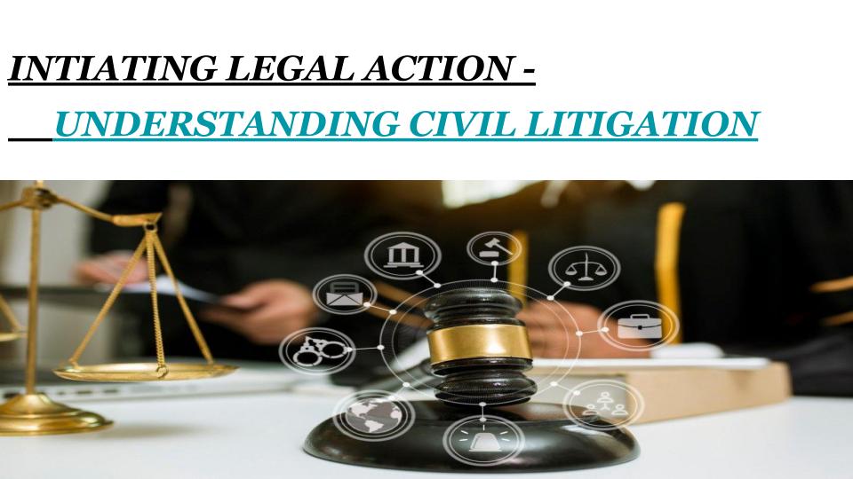 Initiating Legal Action Understanding Civil Litigation - In the grand theater of justice, where disputes find resolution through the eloquence of law civil suit