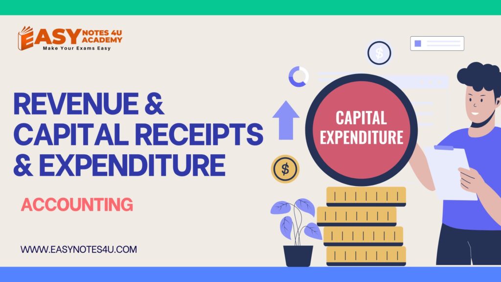 the concepts of Capital Receipts | Revenue Receipts | Capital Expenditure | Revenue Expenditure, Deferred revenue expenditure in Accounting.