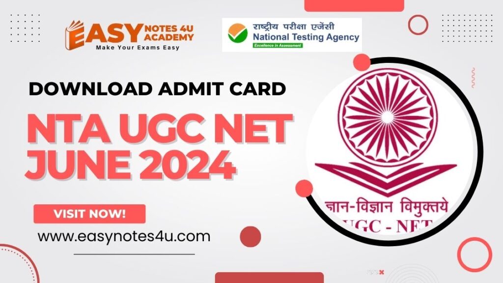 The NTA National testing Agency released the UGC NET June 2024 Admit card. You can download the admit card by following the steps