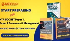 Start Preparing for NTA UGC NET Paper 1, Paper 2 Commerce & Management | Books | Notes & Study Material.