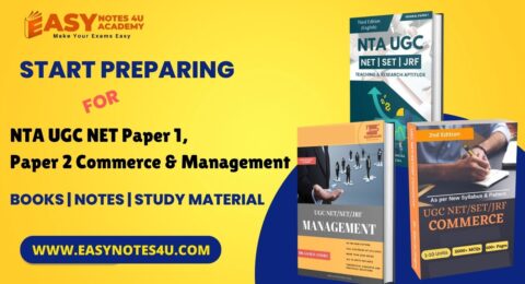 Start Preparing for NTA UGC NET Paper 1, Paper 2 Commerce & Management | Books | Notes & Study Material.