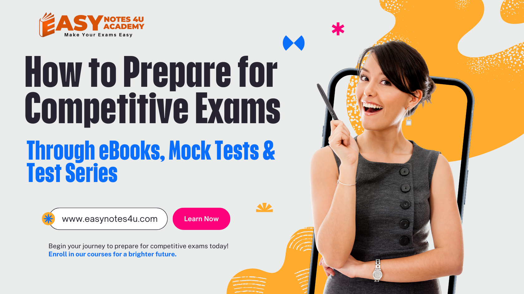 How to prepare for competitive exams , better way to prepare for competitive exams through ebooks, mock tests and test series