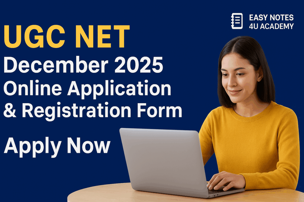UGC NET December 2025 Online Application & Registration Form. Notification Out Apply Now