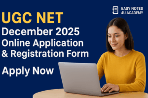 UGC NET December 2025 Online Application & Registration Form. Notification Out Apply Now