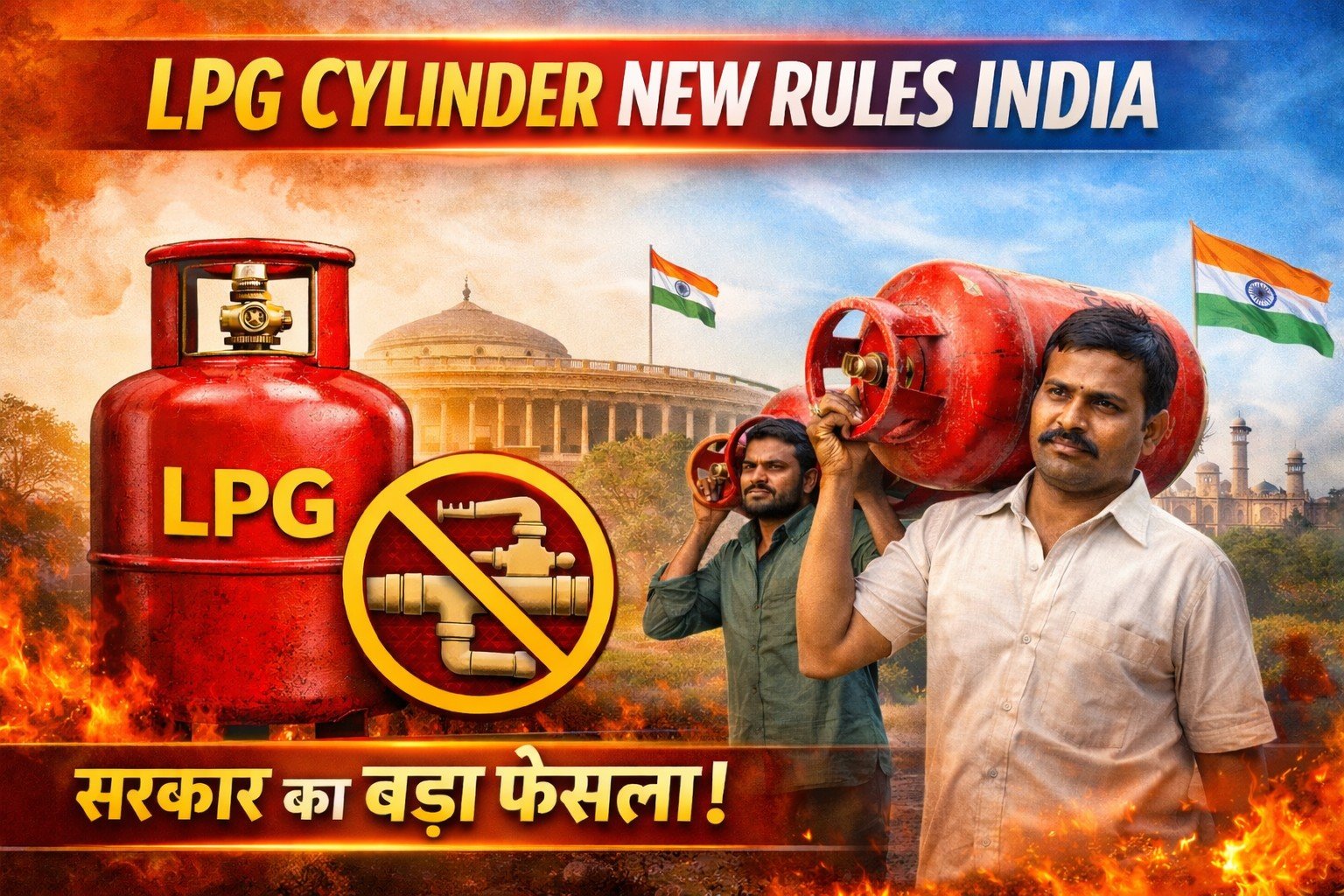 LPG Cylinder New Rules India: The government has announced that households with these connections will no longer receive LPG cylinders. Know who is affected and why the rule was introduced.